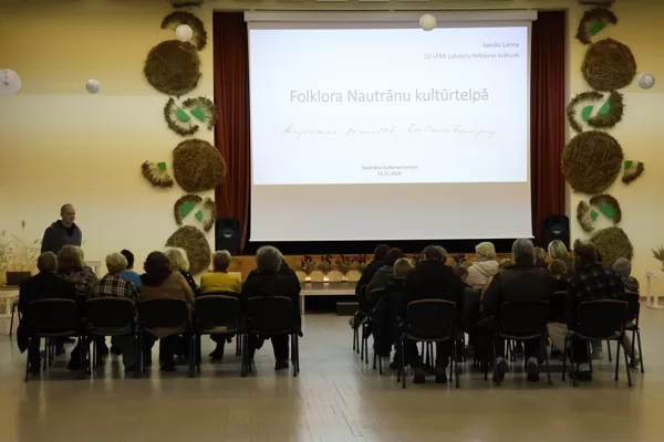 Lekceja par Nautrānu pogosta folklorys vuokumim 13.11.2025.