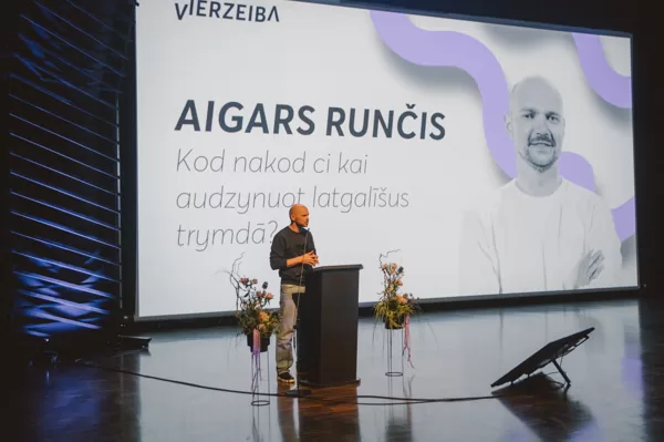 Latgalīšu volūdys i kulturys pīredzis stuosti forumā "Vierzeiba" 01.11.2025.